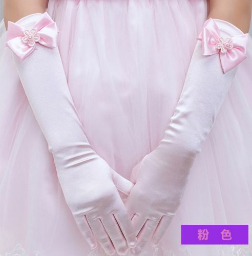 Gants pour fille en satin - Ref 2149730