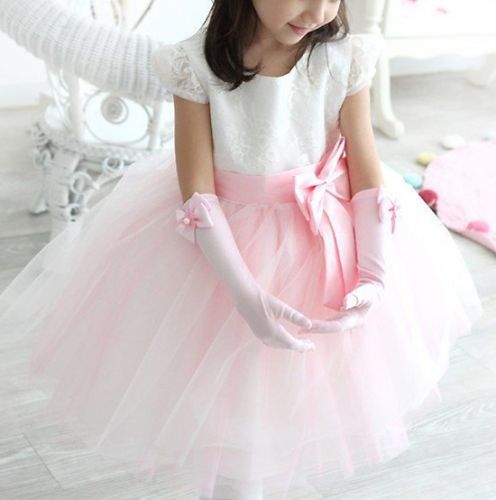 Gants pour fille en satin - Ref 2149773