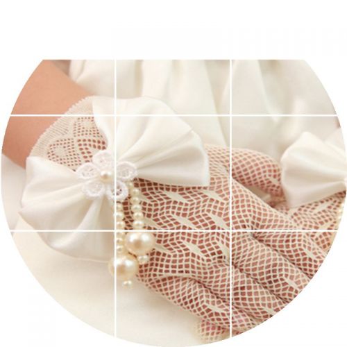 Gants pour fille en satin - Ref 2149802