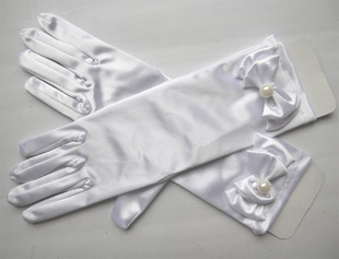 Gants pour fille en satin - Ref 2149820