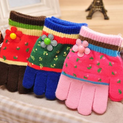 Gants pour fille en de laine - Ref 2149833