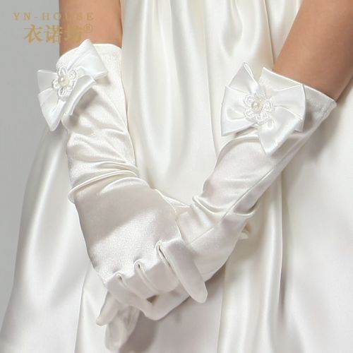 Gants pour fille en satin - Ref 2149856
