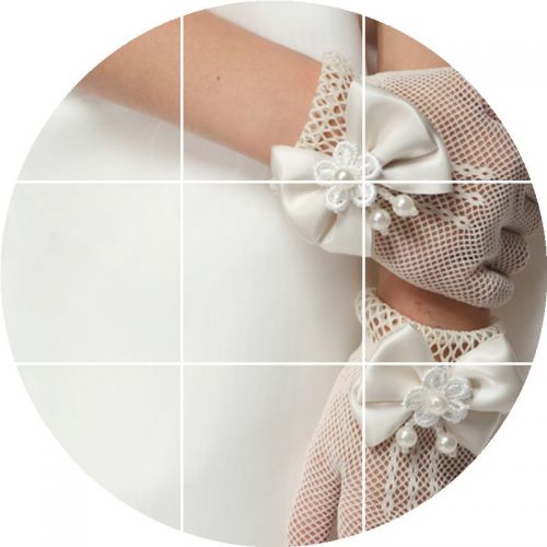 Gants pour fille en dentelle - Ref 2149874