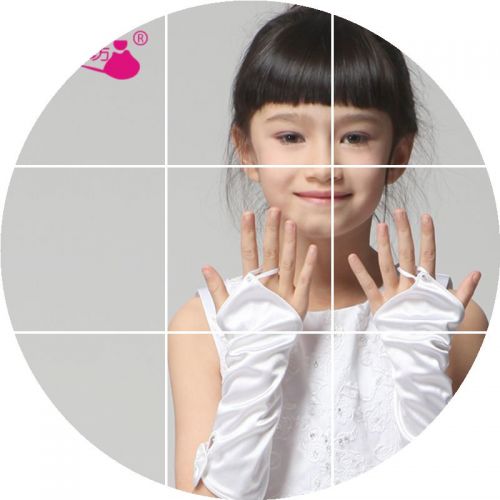 Gants pour fille en satin - Ref 2149877