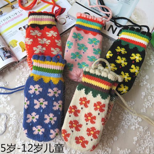 Gants pour fille en velours - Ref 2149887