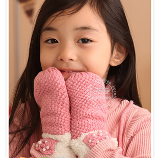 Gants pour fille en velours - Ref 2149896