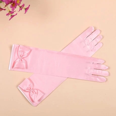 Gants pour fille en satin - Ref 2150068