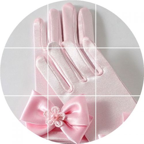 Gants pour fille en satin - Ref 2150071