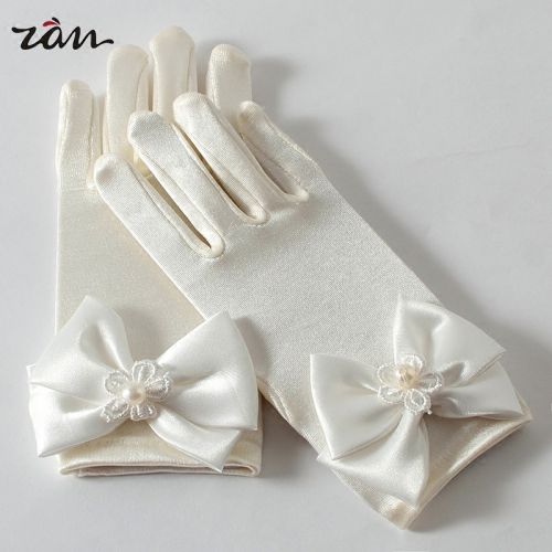 Gants pour fille en satin - Ref 2150084