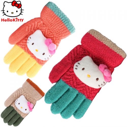 Gants pour fille HELLO KITTY en acrylique - Ref 2150088