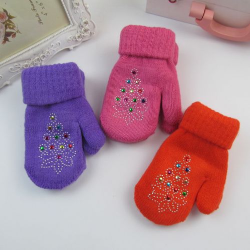 Gants pour fille en cachemire - Ref 2150091