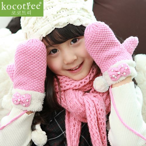 Gants pour fille KOCOTREE en de laine - Ref 2150143