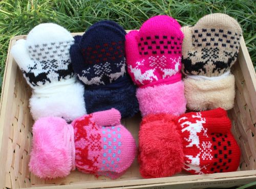 Gants pour fille en acrylique - Ref 2150146