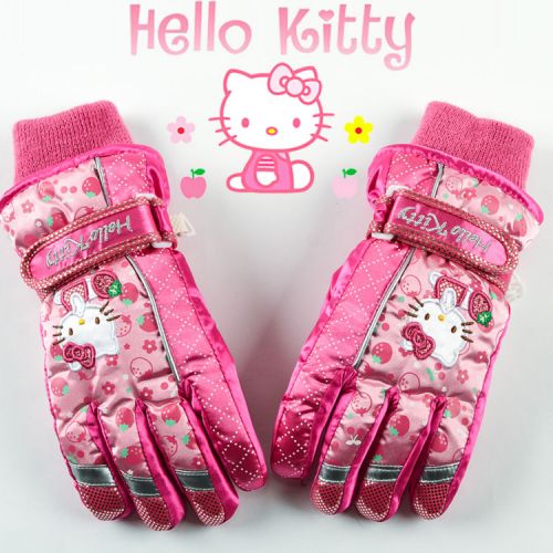 Gants pour fille HELLO KITTY en coton - Ref 2150149