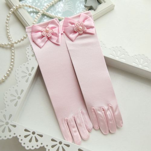 Gants pour fille en satin - Ref 2150165