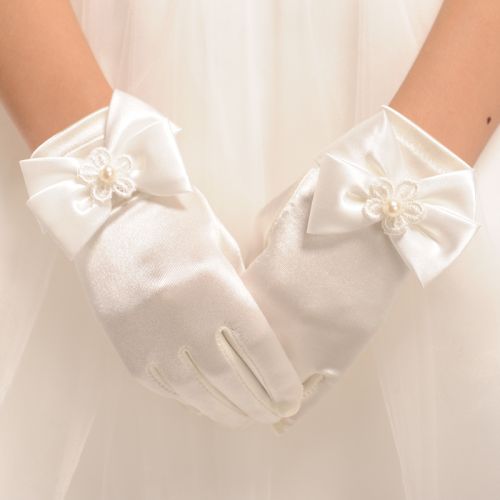 Gants pour fille en satin - Ref 2150179
