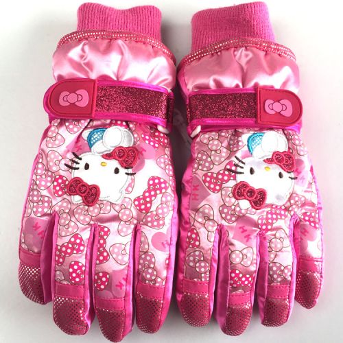 Gants pour fille HELLO KITTY en coton - Ref 2150181