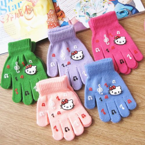Gants pour fille en de laine - Ref 2150182