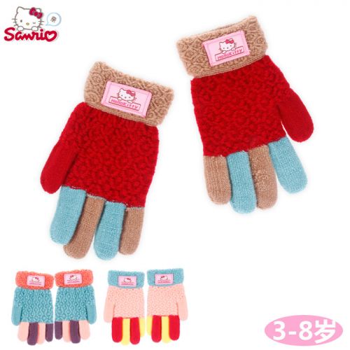 Gants pour fille HELLO KITTY en acrylique - Ref 2150217