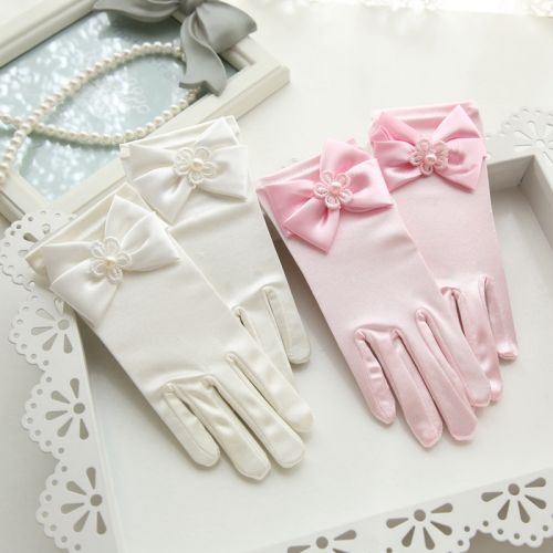 Gants pour fille en satin - Ref 2150238