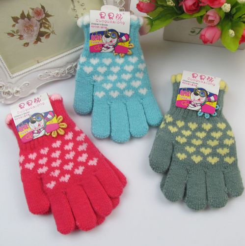 Gants pour fille en cachemire - Ref 2150299