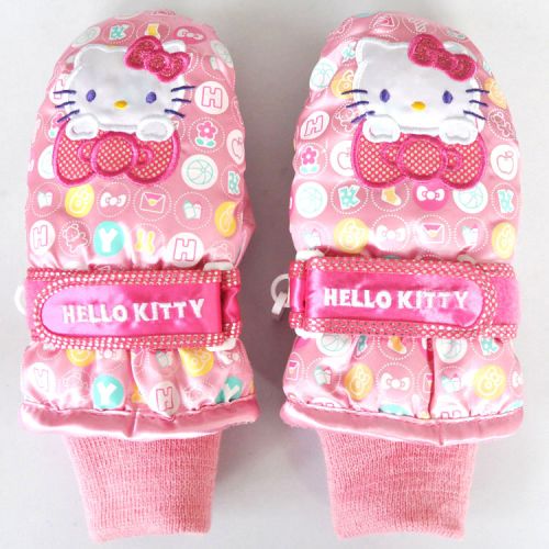 Gants pour fille HELLO KITTY en coton - Ref 2150323