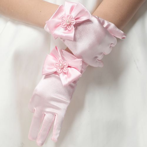 Gants pour fille en satin - Ref 2150324