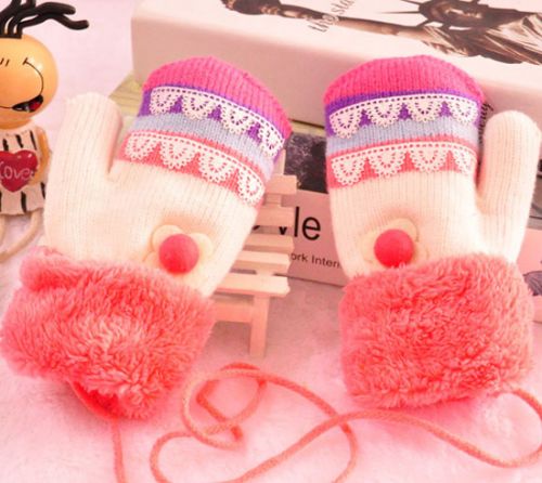 Gants pour fille en de laine - Ref 2150347