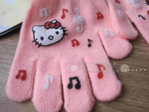 Gants pour fille en acrylique - Ref 2150372
