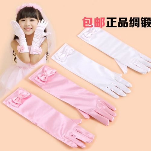 Gants pour fille en satin - Ref 2150387