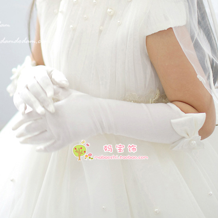 Gants pour fille en satin - Ref 2150405