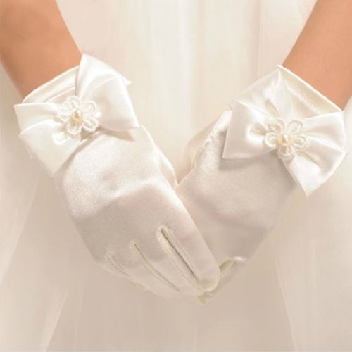 Gants pour fille en satin - Ref 2150412