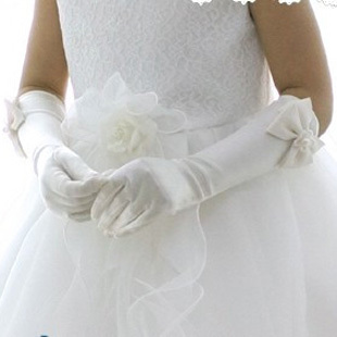 Gants pour fille en satin - Ref 2150438