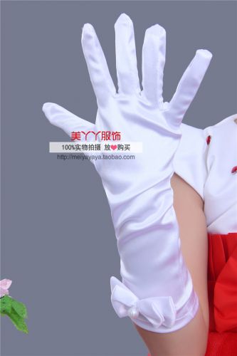 Gants pour fille en satin - Ref 2150448