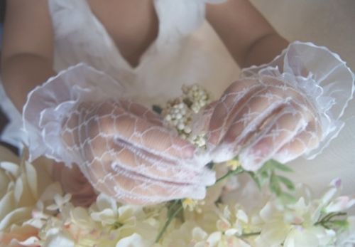 Gants pour fille en dentelle - Ref 2150498