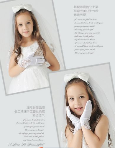 Gants pour fille en satin - Ref 2150516