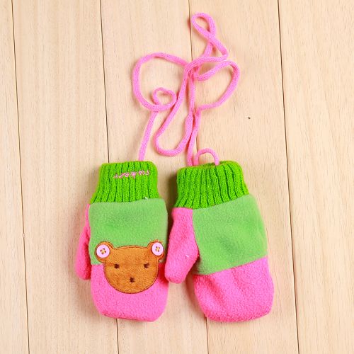 Gants pour fille en velours - Ref 2150625