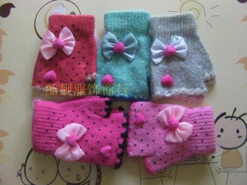 Gants pour fille en velours - Ref 2150651