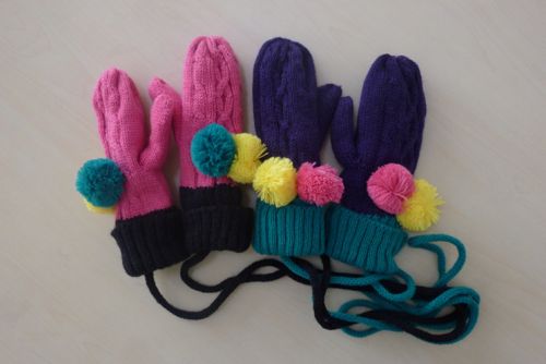 Gants pour fille en de laine - Ref 2150656