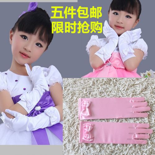 Gants pour fille en satin - Ref 2150658