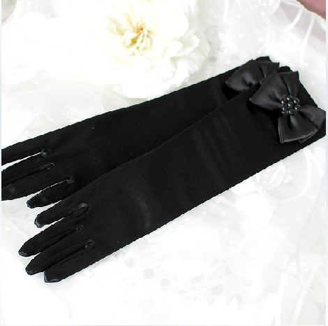 Gants pour fille en satin - Ref 2150734