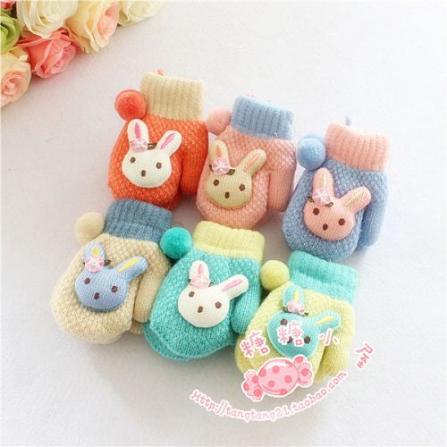 Gants pour fille en acrylique - Ref 2151207