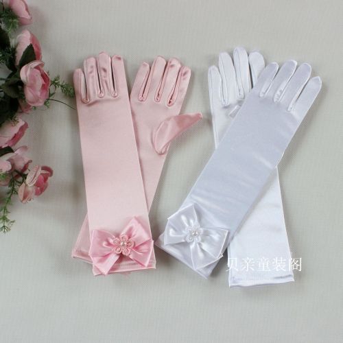 Gants pour fille en satin - Ref 2151217