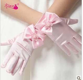 Gants pour fille en satin - Ref 2151274