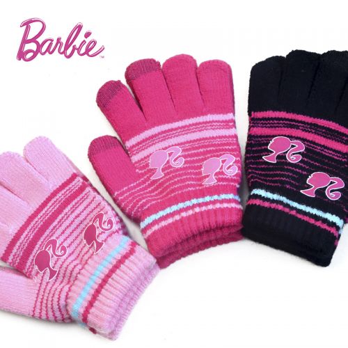 Gants pour fille BARBIE en acrylique - Ref 2151283