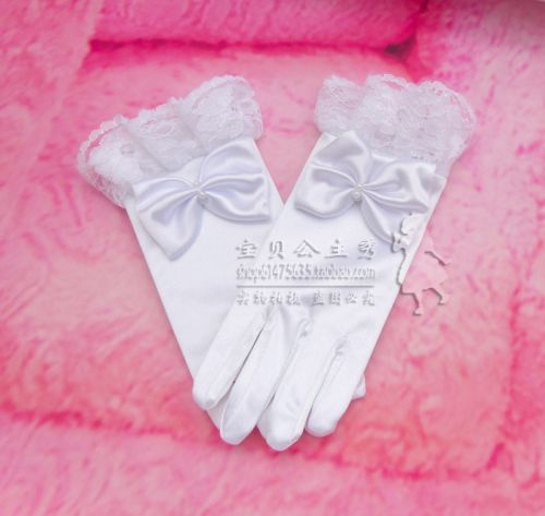 Gants pour fille en satin - Ref 2151362