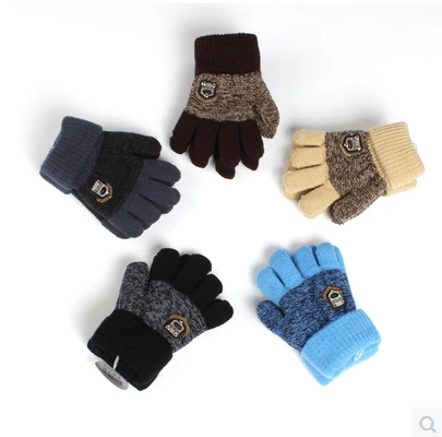Gants pour garçon en acrylique - Ref 2144582