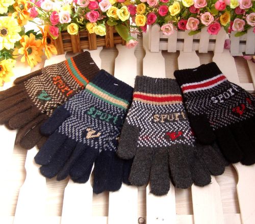 Gants pour garçon en peau de mouton - Ref 2144992