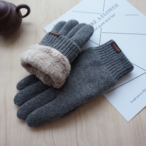 Gants pour homme GENODA en de laine - Ref 2781253