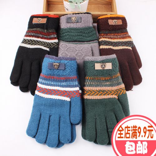 Gants pour homme en Laine Cachemire - Ref 2781350